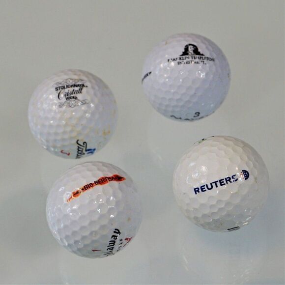 Collectible Golf Balls Stolichnaya Vodka Racing Wheels Disney Big Bertha Reuters - Picture 11 of 11